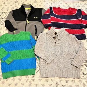 18 month Boys Winter Sweater and Jacket Bundle